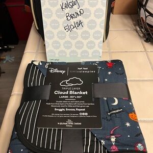 Little Sleepies Jack Skellington & Friends Large Cloud Blanket 50x50 NWT